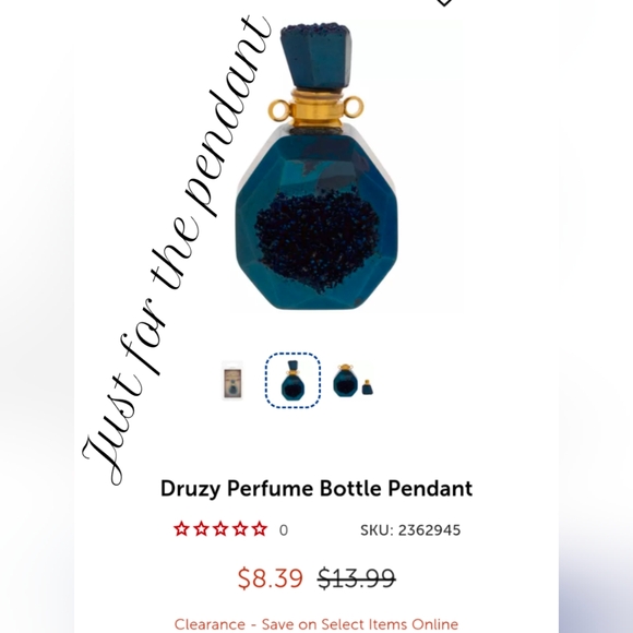 🆕Stunning Natural Stone Perfume Necklace - Picture 5 of 5